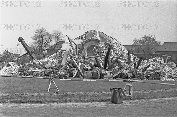 Remains of the blown up tower of the Johanniskirche