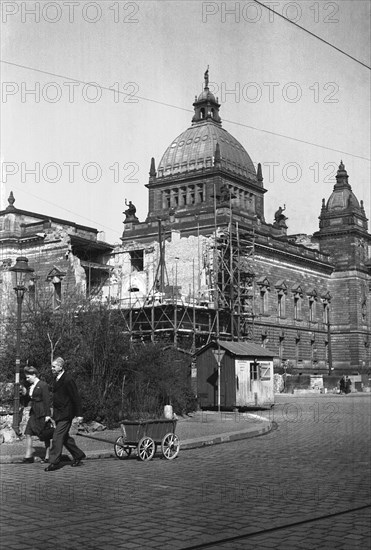 Bombs and war damages at the Reichsgericht