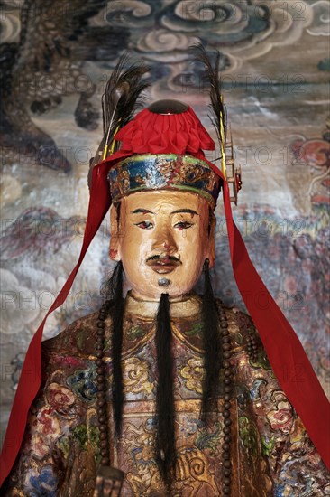 Holy Statue in Hung Shing or Tai Wong Temple