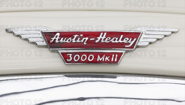 Austin Healey emblem on a Model 3000 MK 1962