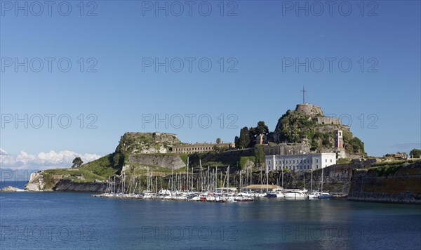 Old Venetian fortress and Mandraki port