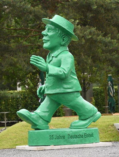 Ampelmann Statue by Ottmar Horl for the 25th anniversary of the German reunification