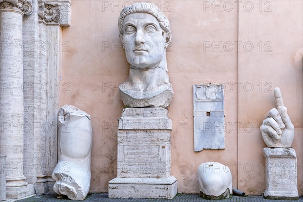 Fragments of the Constantine Statue