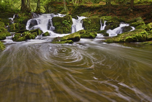 Selke Waterfall in the Harz Mountains