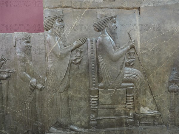 Antique treasure house relief of the Achaemenids