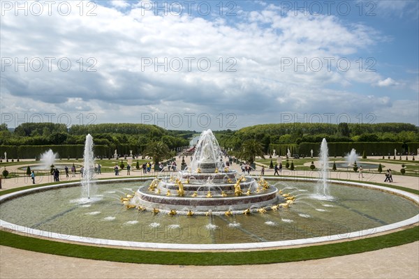 Latona fountain in the castle garden