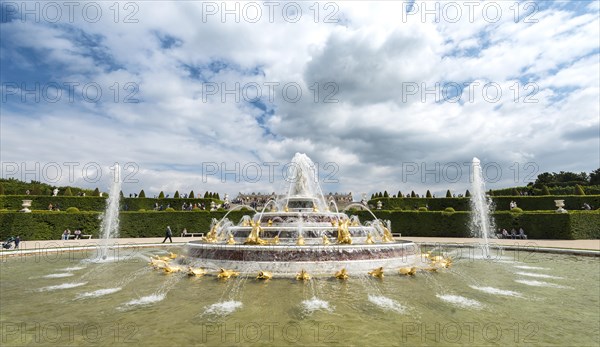 Latona fountain in the castle garden