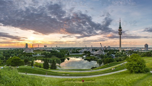 Olympic grounds at sunset