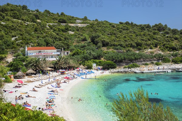 Idyllic beach with turquoise water