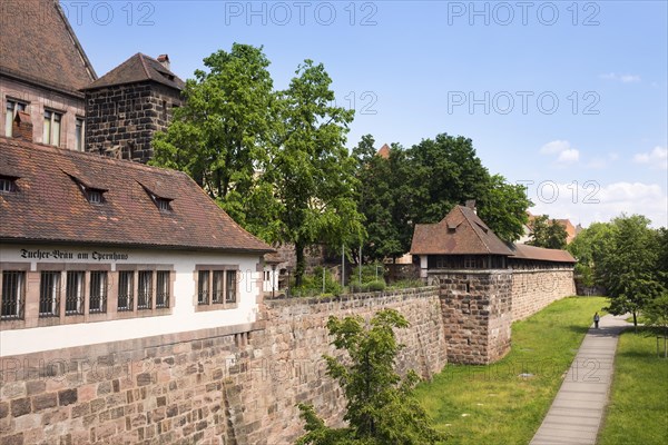 City wall Frauentorgraben