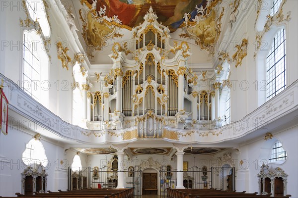 Organ gallery in the abbey church