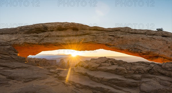 View through Natural Arch