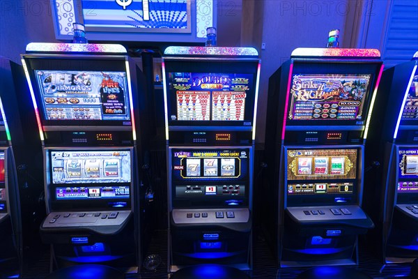 Slot machines at casino