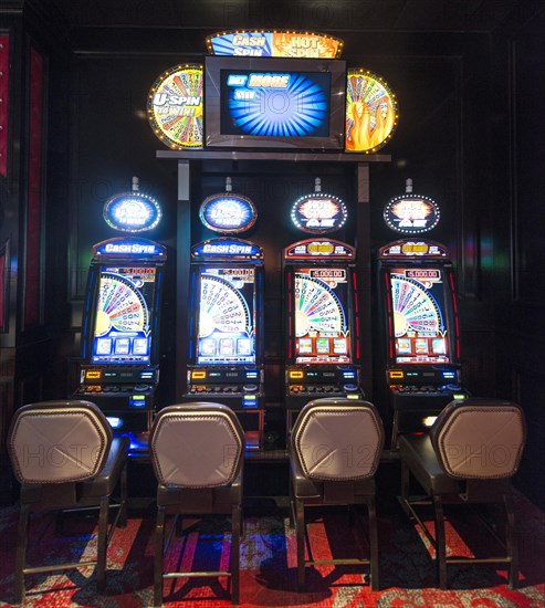 Slot machines at casino