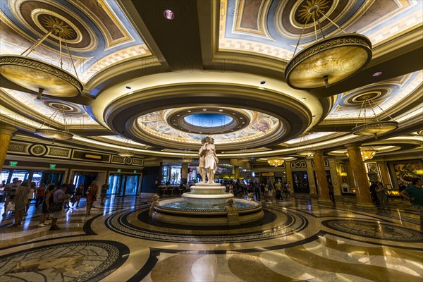 Entrance hall with Roman Statue