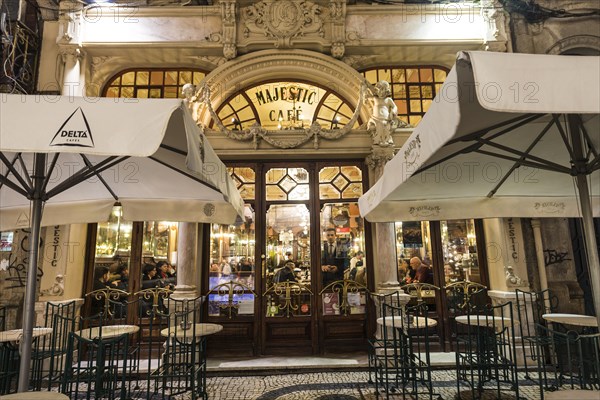 Majestic Cafe at night