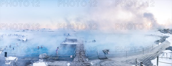 View of the geothermal Myvatn Nature Baths