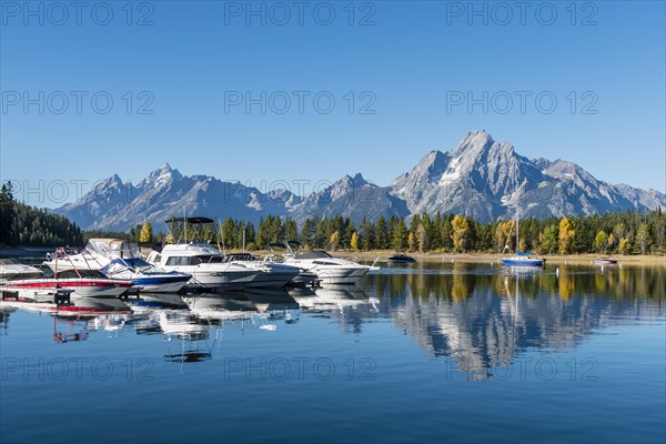 Mountains reflected in the lake