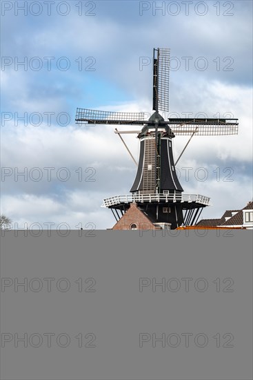 De Adriaan windmill on the river Spaarne