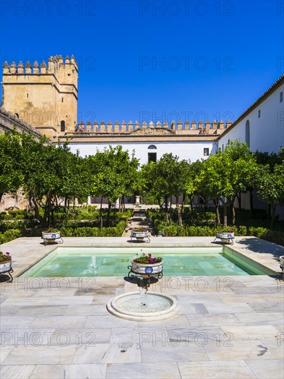 The gardens of Alcazar de los Reyes Cristianos