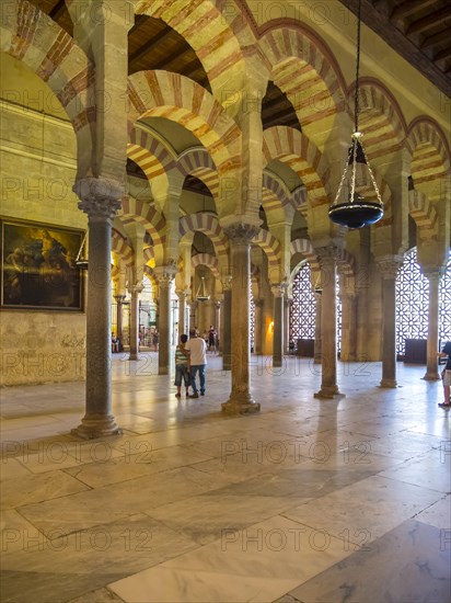 Interior of the Mosque of Cordoba