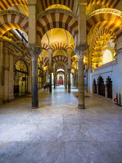 Interior of the Mosque of Cordoba