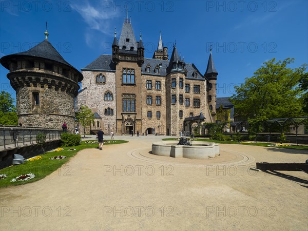 Wernigerode Castle with Hausmannsturm tower