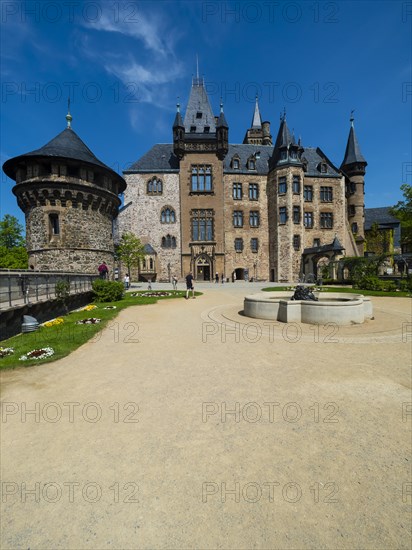 Wernigerode Castle with Hausmannsturm tower