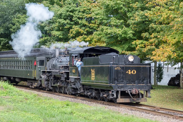 Traditional steam locomotive