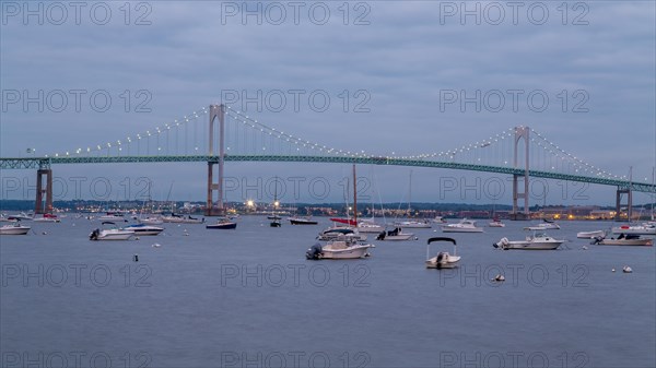 Suspension Bridge Newport Bridge