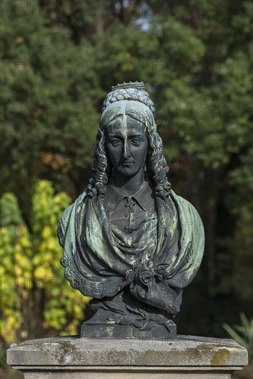 Bust of the poet Annette von Droste-Hulshoff