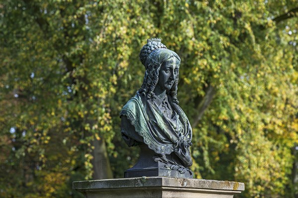 Bust of the poet Annette von Droste-Hulshoff