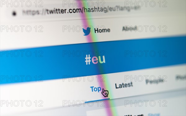 Twitter hashtag EU