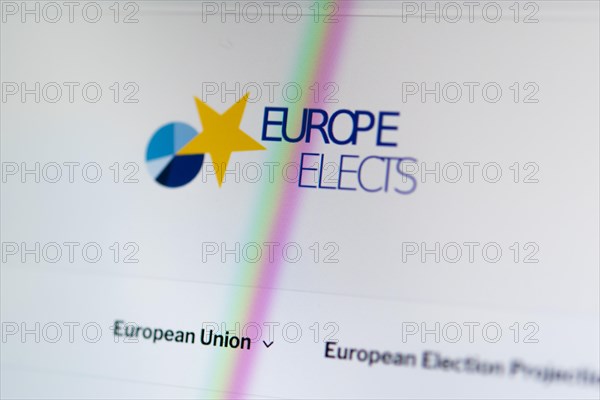 Website of Europe Elects