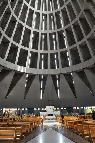 Interior of the pilgrimage church della Madonna delle Lacrime