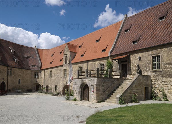 Castle courtyard