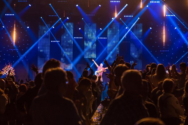 The Duo Alpenwind with Gerd Winkler accordion and Claudio Dal Fara guitar live at the 16th Schlager Nacht in Luzern