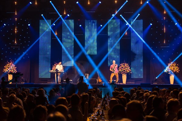 The Duo Alpenwind with Gerd Winkler accordion and Claudio Dal Fara guitar live at the 16th Schlager Nacht in Luzern