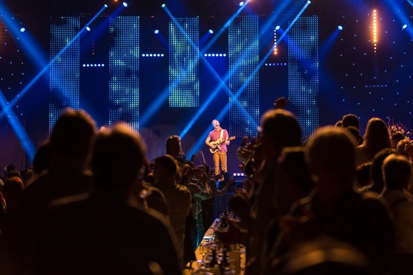 The Duo Alpenwind with Gerd Winkler accordion and Claudio Dal Fara guitar live at the 16th Schlager Nacht in Luzern