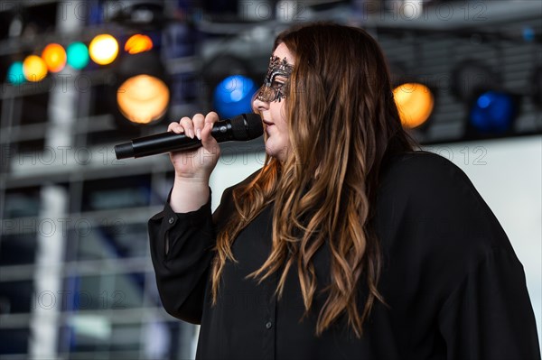 The German Hip Hop Duo Schatten und Helden live at the Blue Balls Festival Lucerne