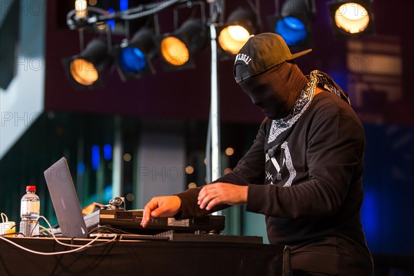 The German Hip Hop Duo Schatten und Helden live at the Blue Balls Festival Lucerne