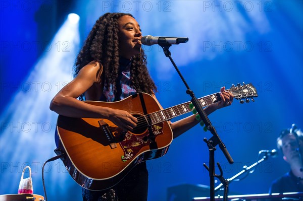 The British soul singer Corinne Bailey Rae live at the Blue Balls Festival Lucerne