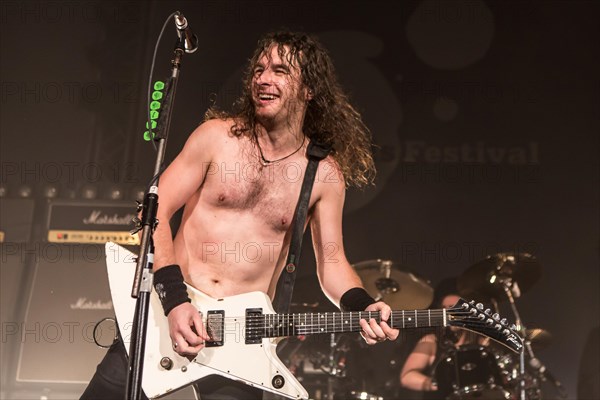 The Australian hard rock band Airbourne live at the Blue Balls Festival Lucerne