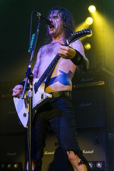 The Australian hard rock band Airbourne live at the Blue Balls Festival Lucerne