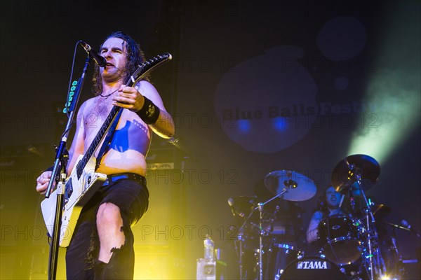 The Australian hard rock band Airbourne live at the Blue Balls Festival Lucerne