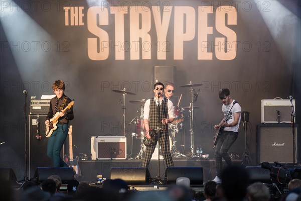 Irish rhythm and blues band The Strypes live at the 26th Heitere Open Air in Zofingen