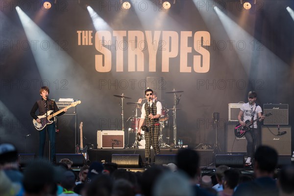 Irish rhythm and blues band The Strypes live at the 26th Heitere Open Air in Zofingen