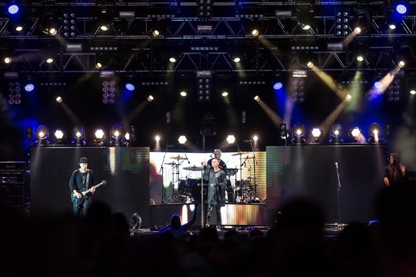 The British band Skunk Anansie with singer Deborah Anne Dyer alias Skin live at the 26th Heitere Open Air in Zofingen