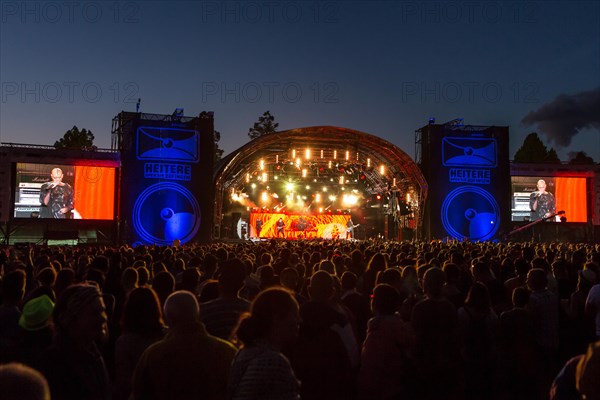 The British band Skunk Anansie with singer Deborah Anne Dyer alias Skin live at the 26th Heitere Open Air in Zofingen