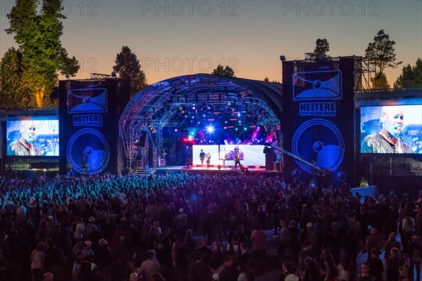 The British band Skunk Anansie with singer Deborah Anne Dyer alias Skin live at the 26th Heitere Open Air in Zofingen